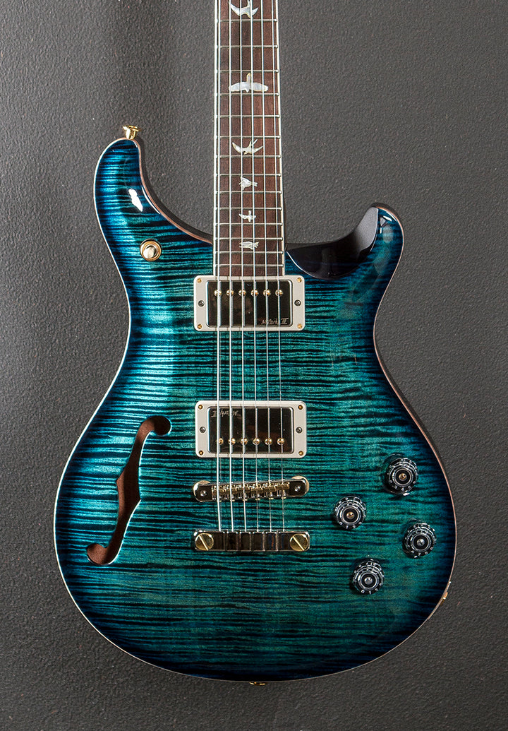 McCarty 594 Semi-Hollow Wood Library Limited - Cobalt Blue w/Brazilian
