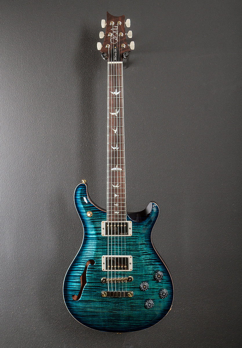 McCarty 594 Semi-Hollow Wood Library Limited - Cobalt Blue w/Brazilian