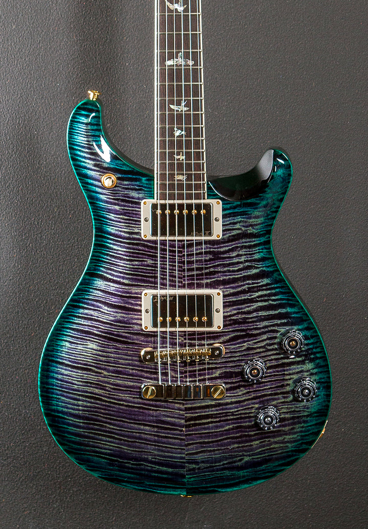 McCarty 594 10 Top - Charcoal Teal Green Burst