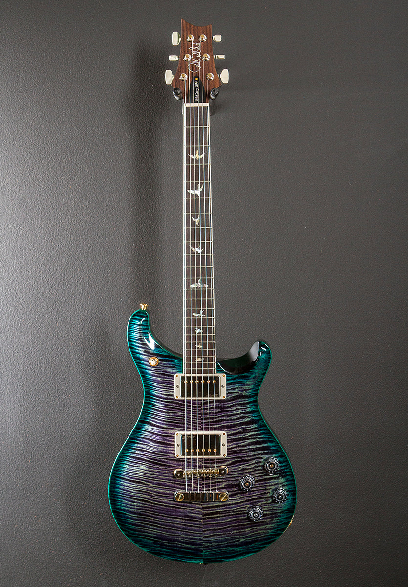 McCarty 594 10 Top - Charcoal Teal Green Burst