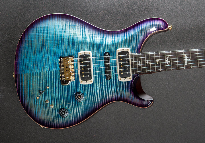 Modern Eagle V Wood Library Limited - Aquableux Purple Burst w/Brazilian