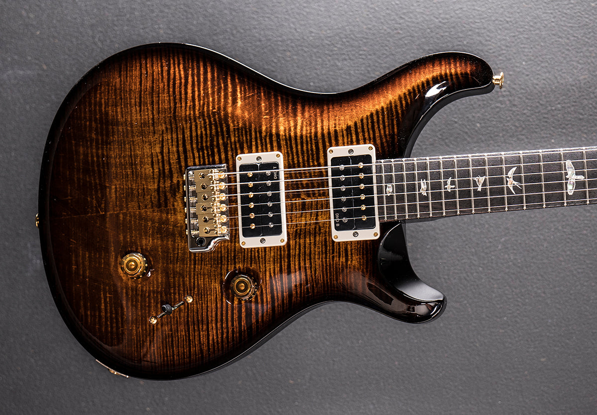 Custom 24 10 Top - Black Gold Wraparound Burst – Dave's Guitar Shop