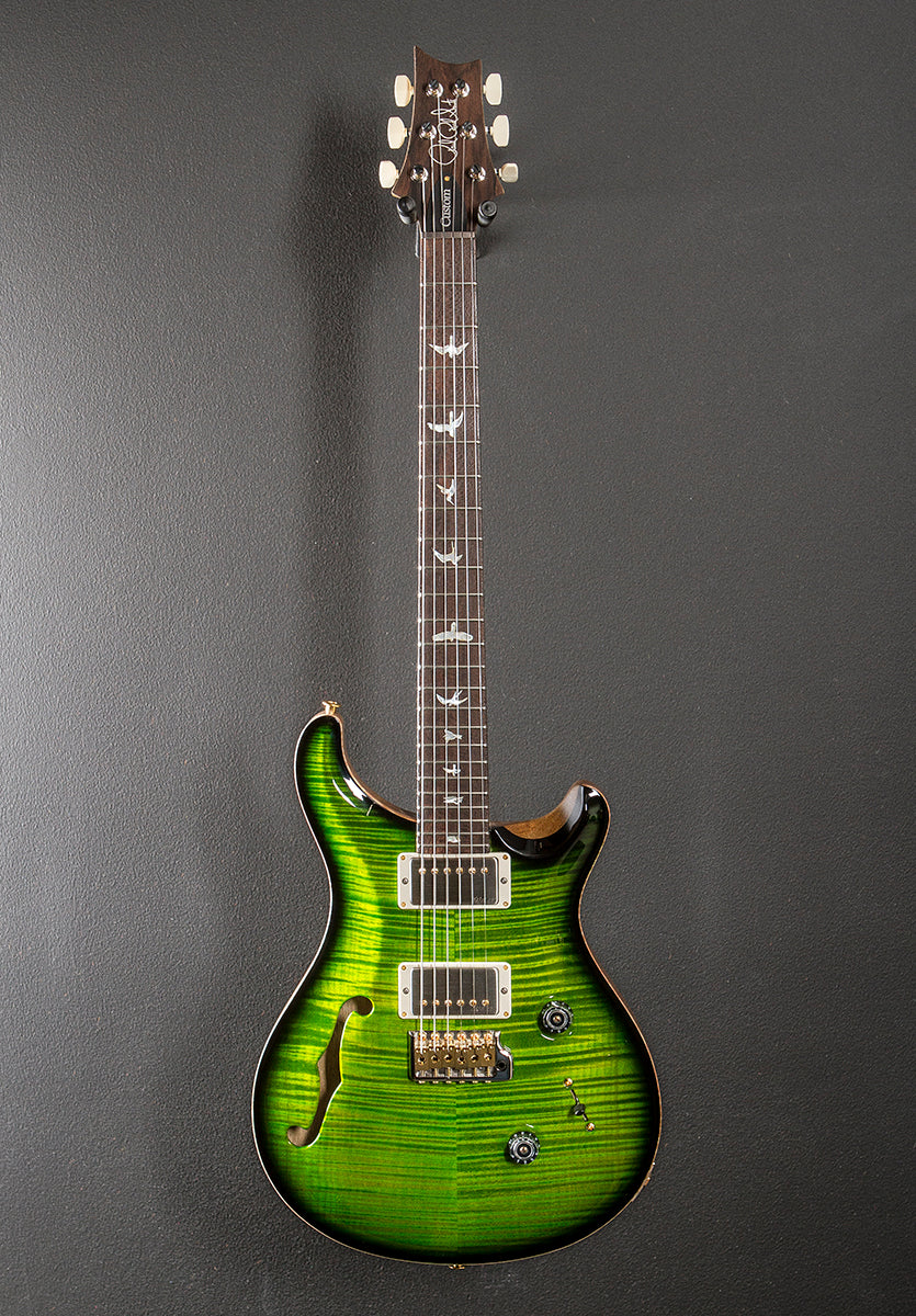 Custom 24 Semi-Hollow Wood Library Limited - Eriza Verde Smokeburst w/Korina