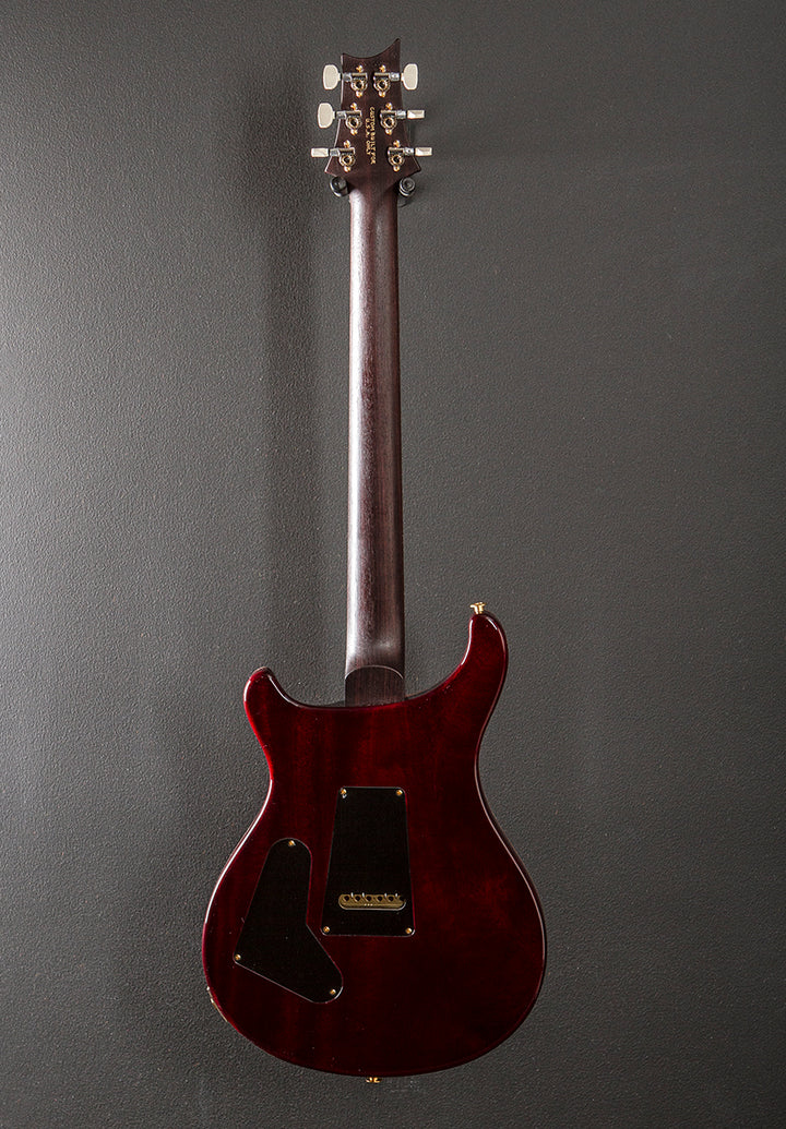 Custom 24-08 Wood Library Limited - Fire Red Burst w/Brazilian