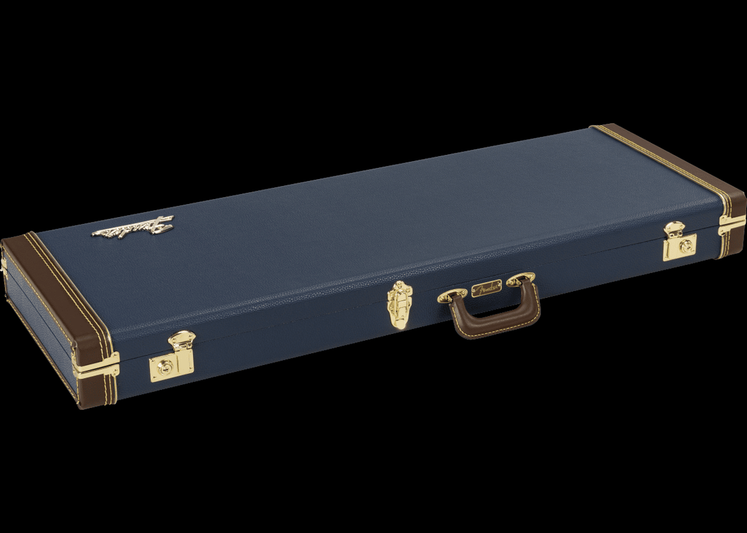 Classic Series Wood Case For Strat/Tele - Navy Blue – Dave's Guitar Shop