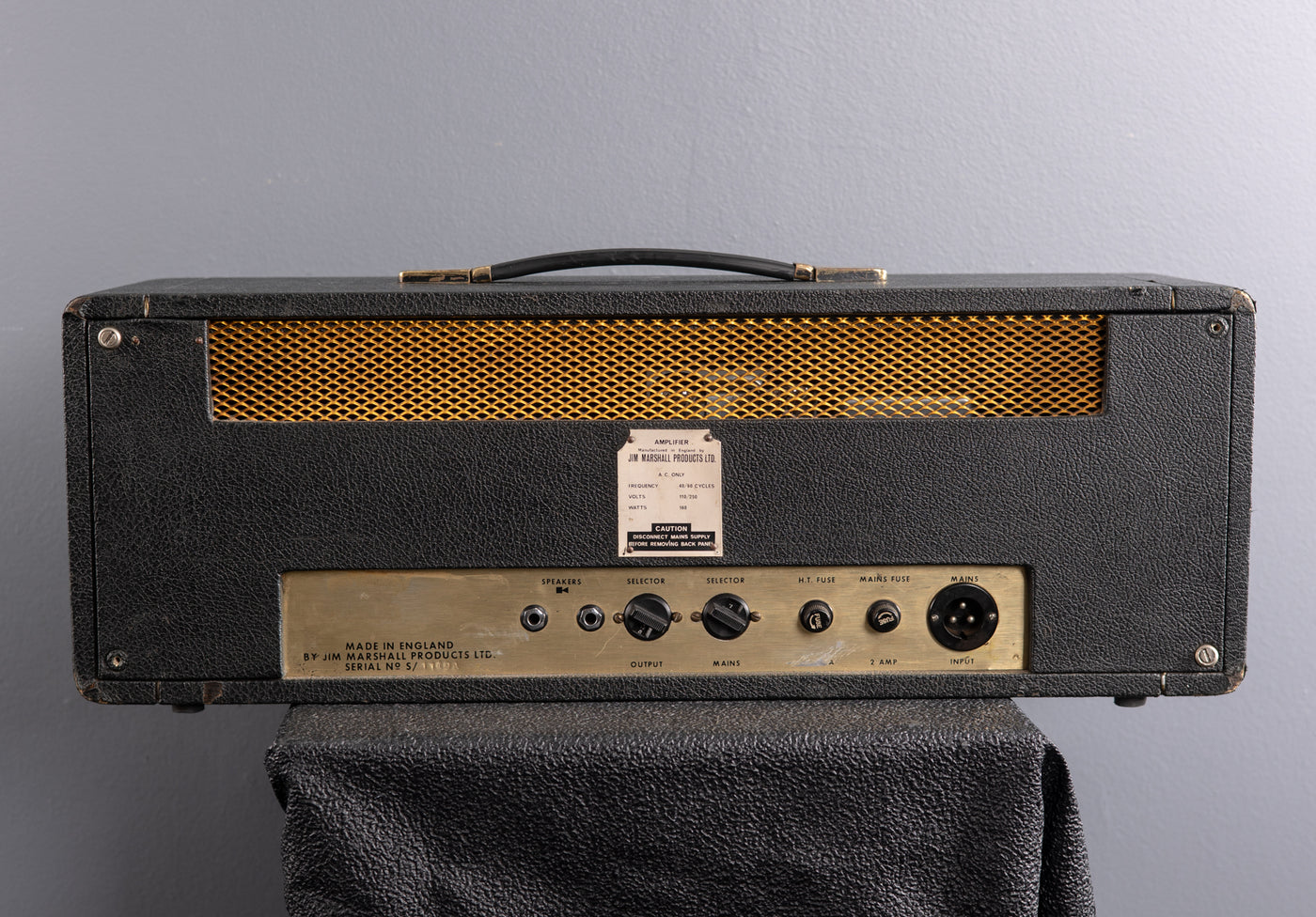 Model 1986 50-Watt "Small Box" Bass Head, '69