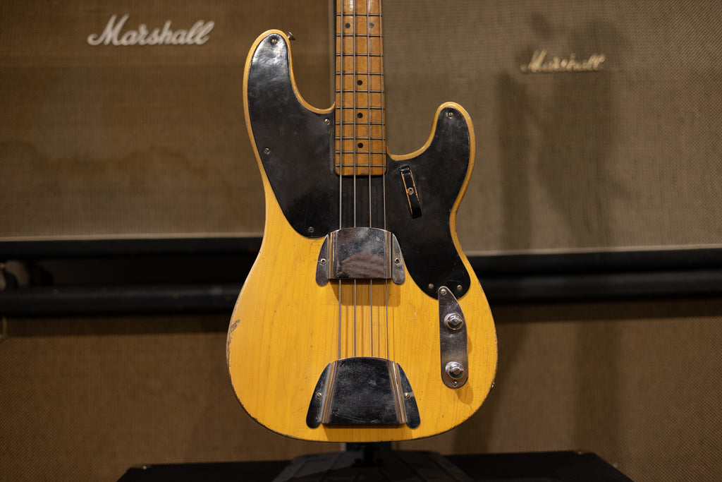 1952 Fender Precision Bass- Blonde – Dave's Guitar Shop