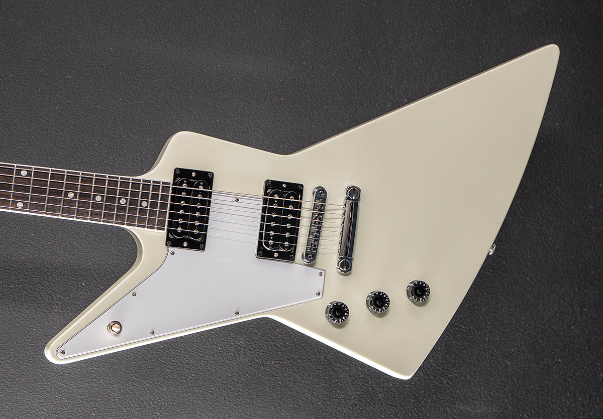 70's Explorer Left Hand - Classic White – Dave's Guitar Shop