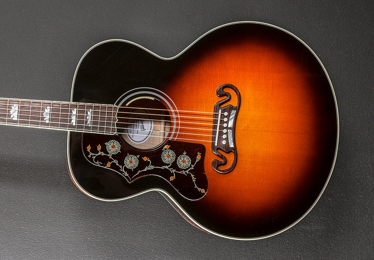 SJ-200 Standard Maple Left Hand - Tri-Burst – Dave's Guitar Shop