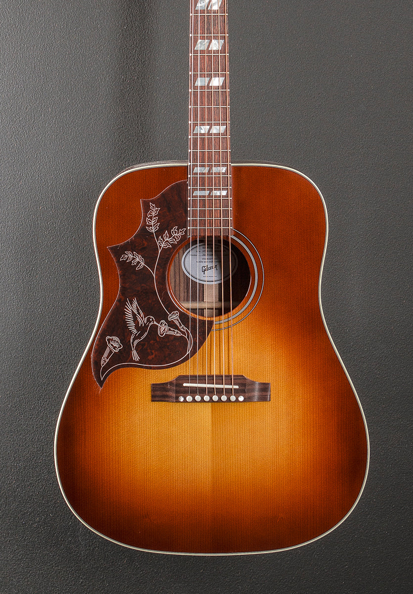 Hummingbird Studio Rosewood Left Hand - Rosewood Burst w/Gloss Top