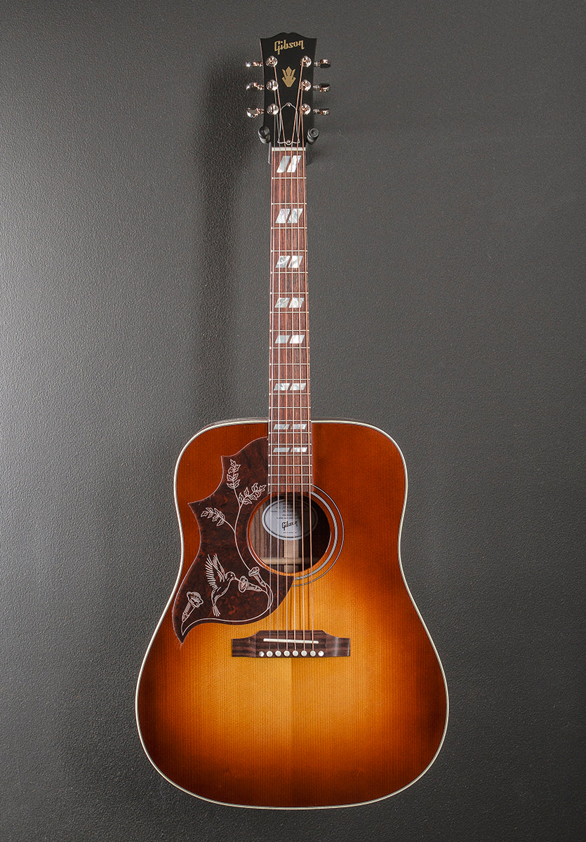 Hummingbird Studio Rosewood Left Hand - Rosewood Burst w/Gloss Top