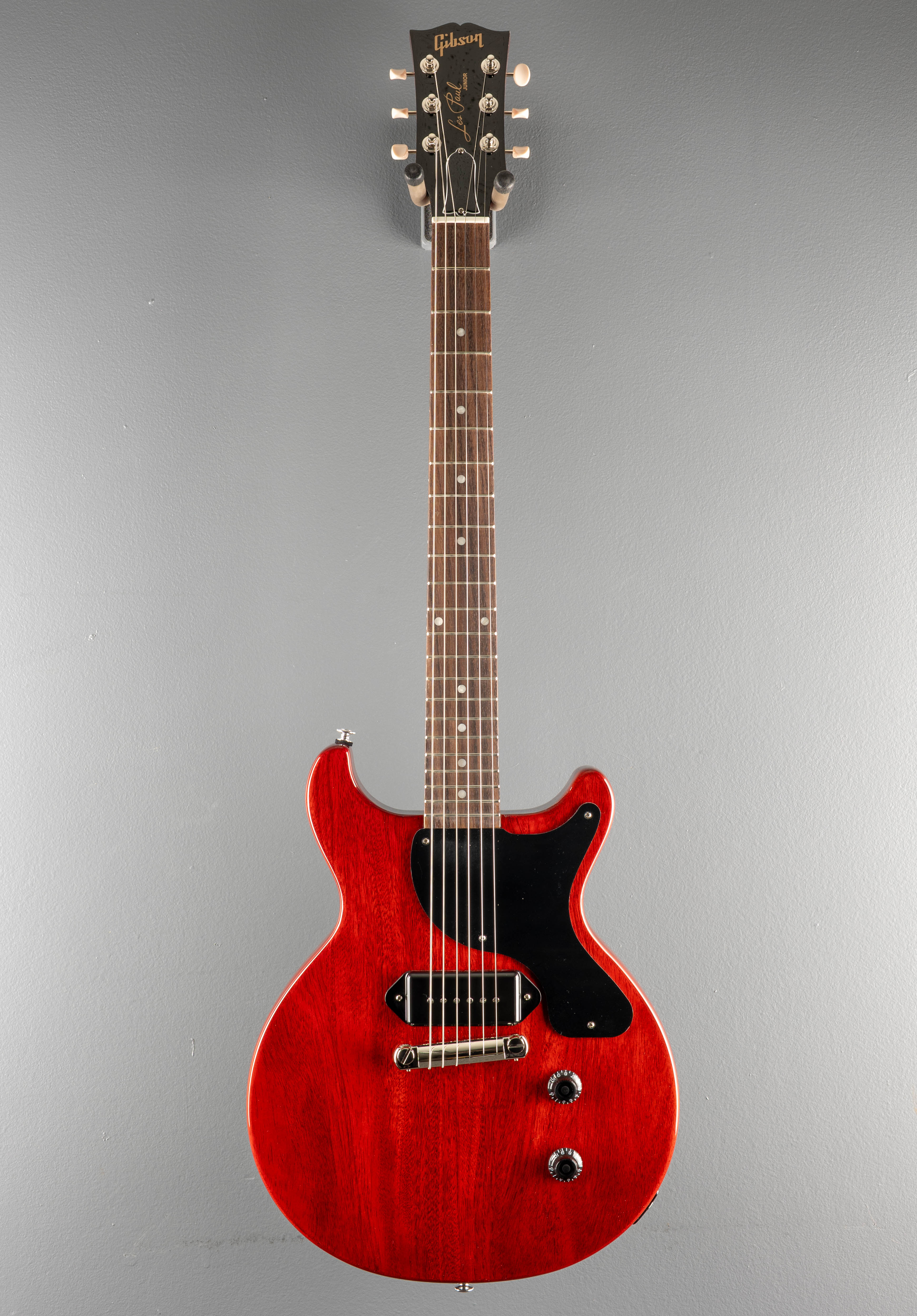 Les Paul Junior Double Cutaway - Vintage Cherry – Dave's Guitar Shop