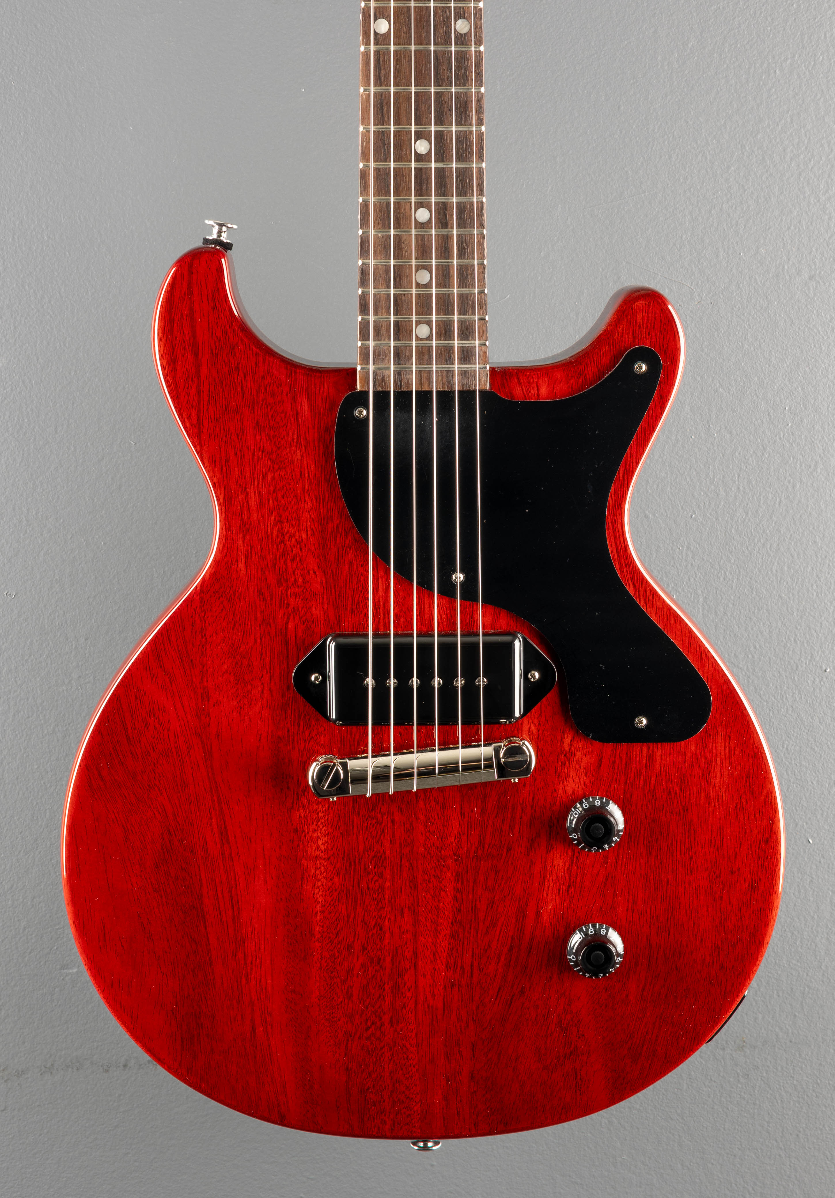 Les Paul Junior Double Cutaway - Vintage Cherry – Dave's Guitar Shop