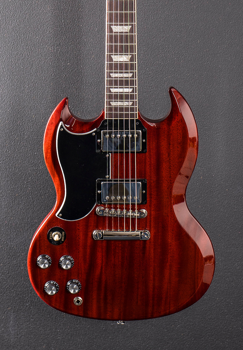 SGジンライ SG Standard '61 Left Hand - Vintage Cherry – Dave's Guitar Shop