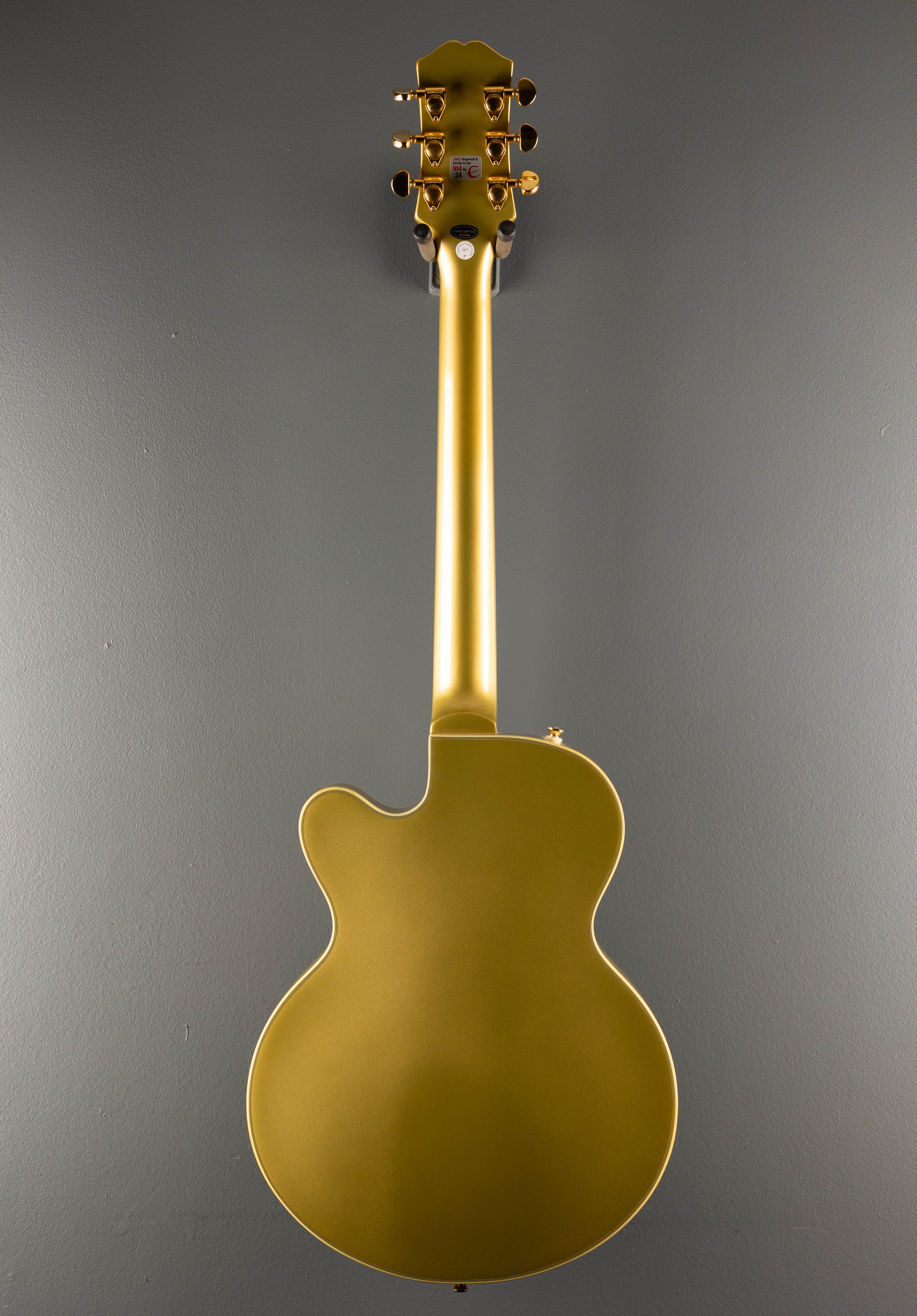 UpTown Kat ES - Topaz Gold Metallic – Dave's Guitar Shop