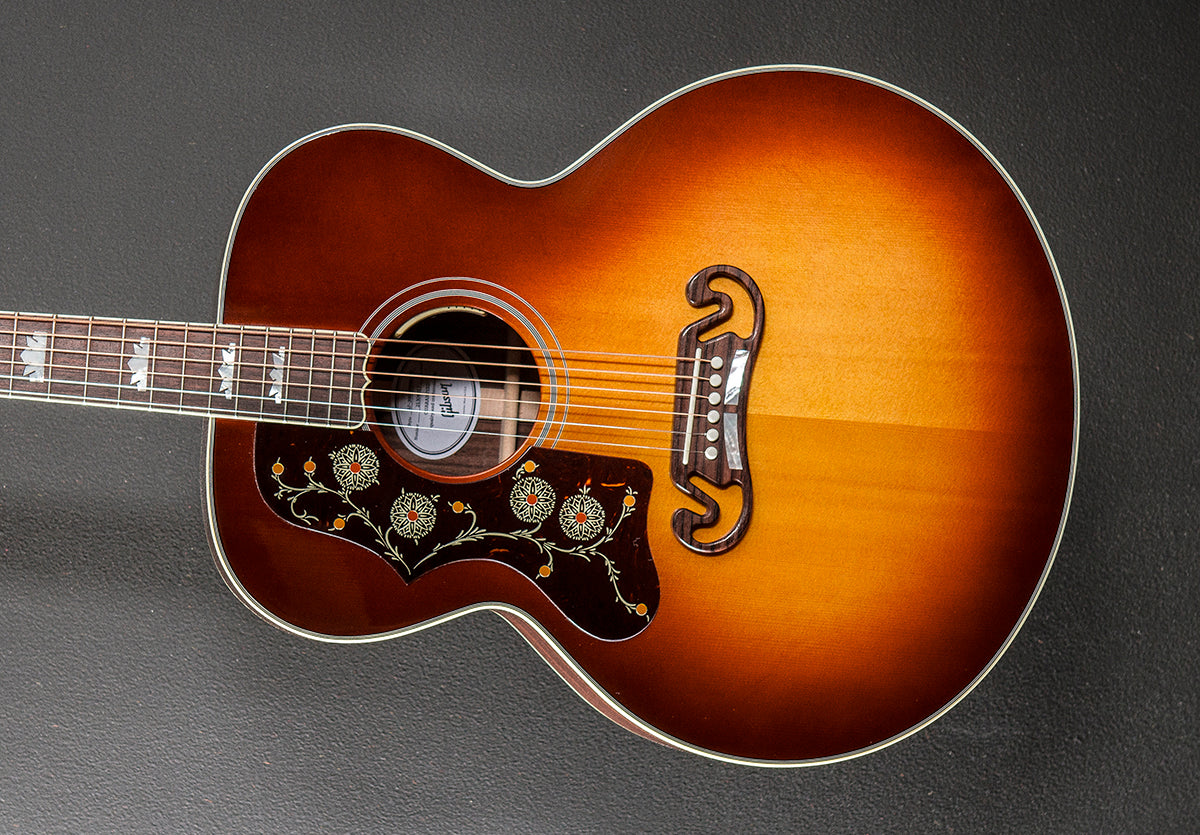 SJ-200 Standard Rosewood Left Hand - Rosewood Burst – Dave's