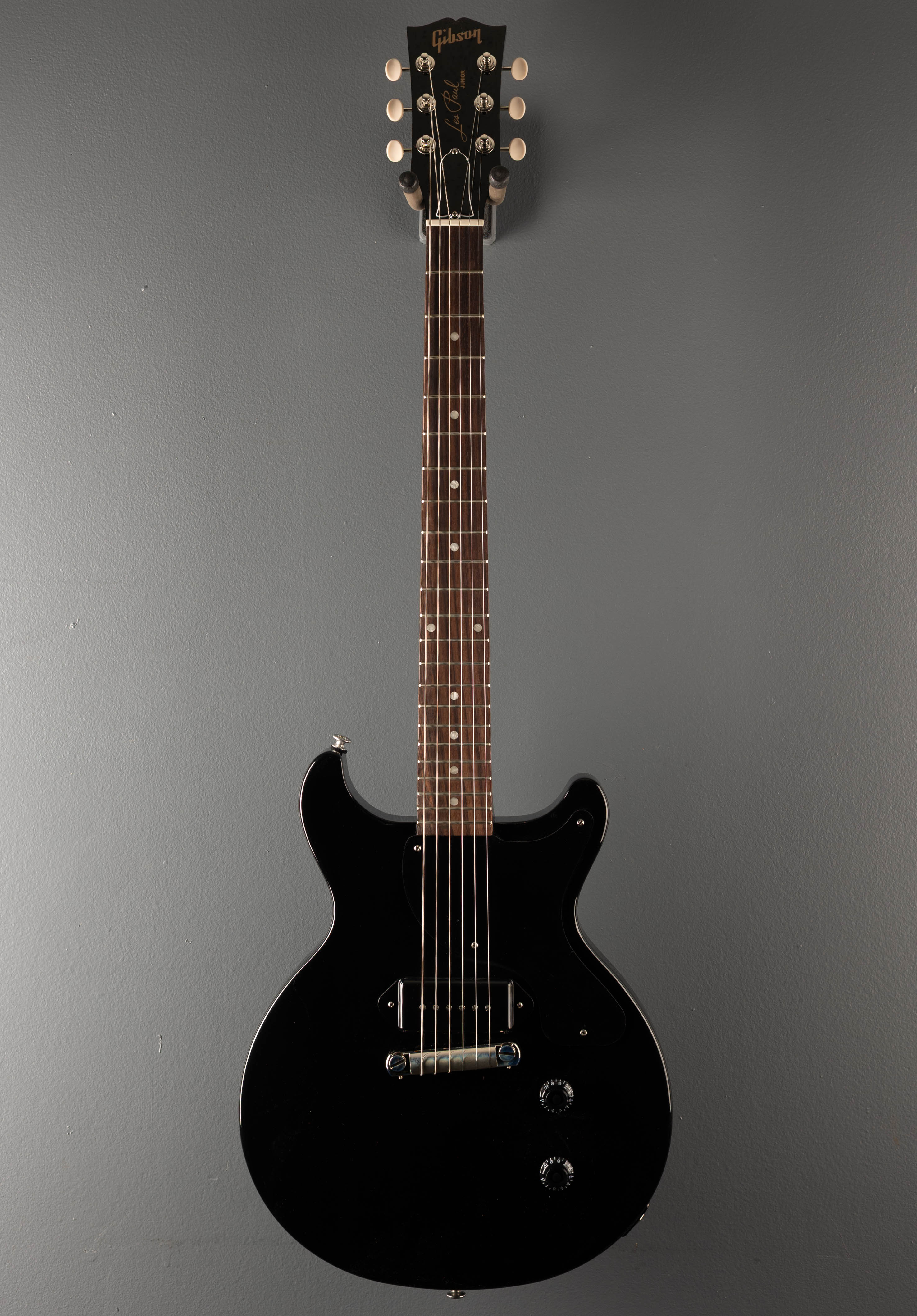 Les Paul Junior Double Cut - Ebony – Dave's Guitar Shop