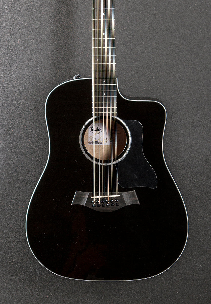 250CE-BLK Plus 12 String '25