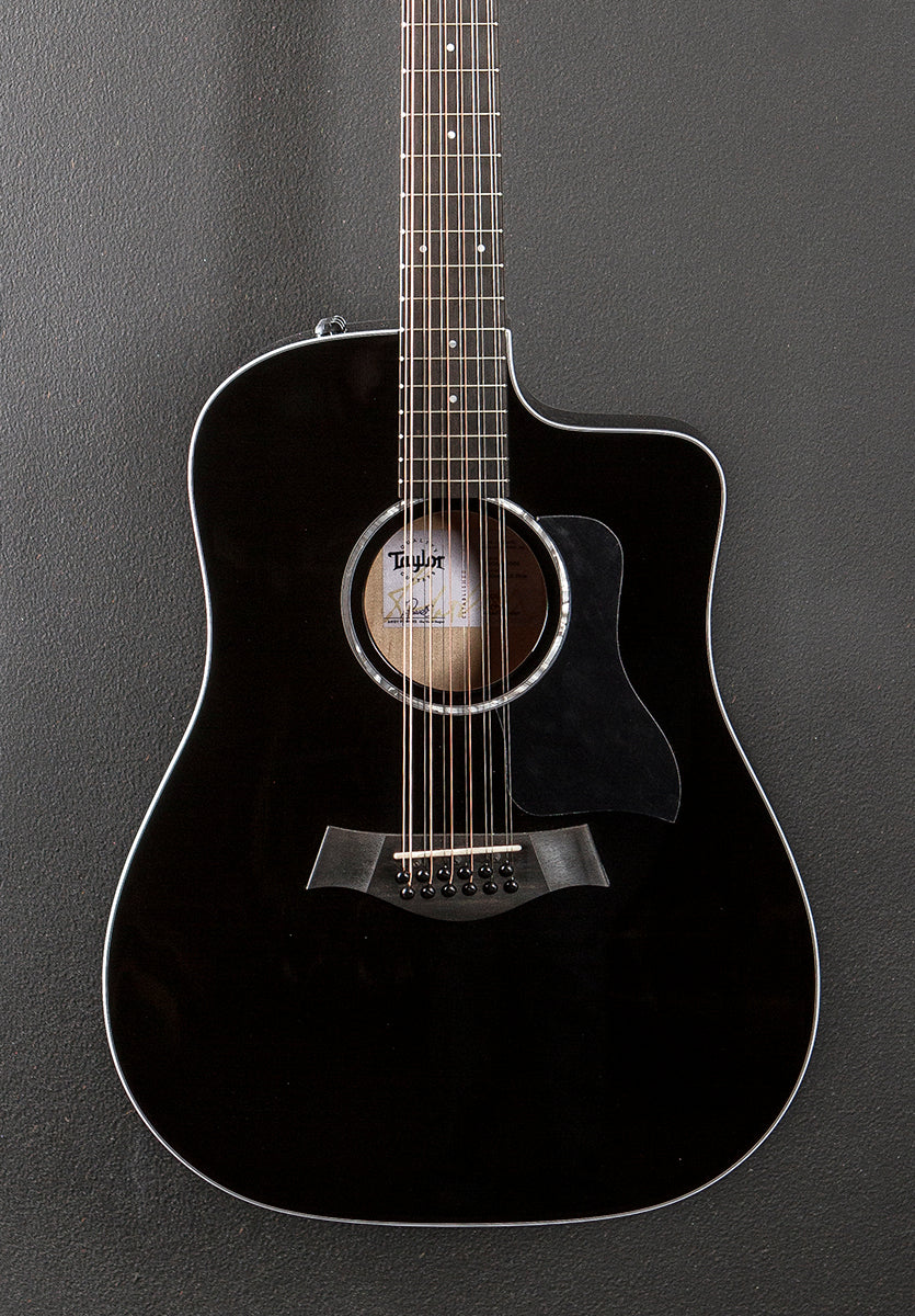 250CE-BLK Plus 12 String '25
