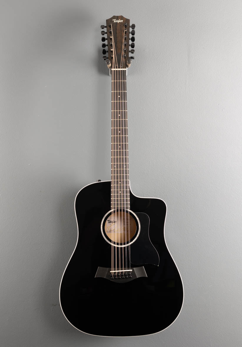 250CE-BLK Plus 12 String