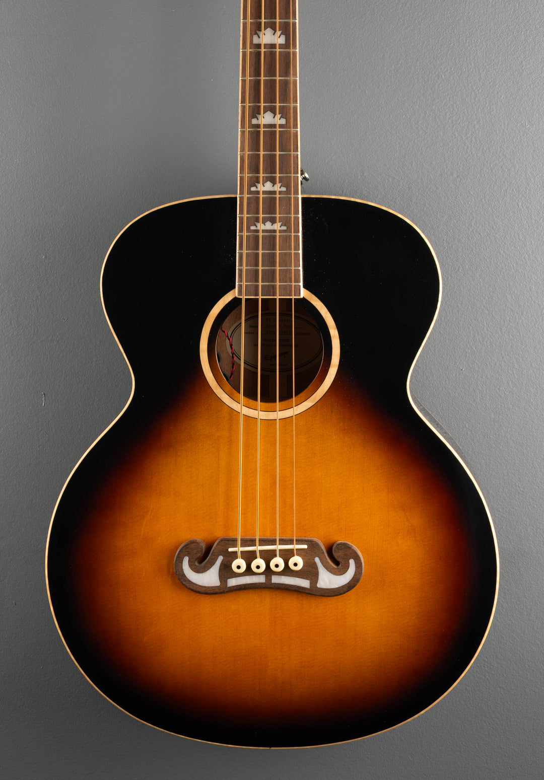 El Capitan J-200 Studio Bass - Aged Vintage Sunburst