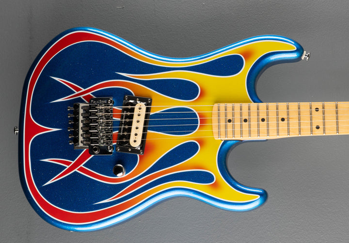 Baretta "Hot Rod" Custom Graphic - Blue Sparkle Flames