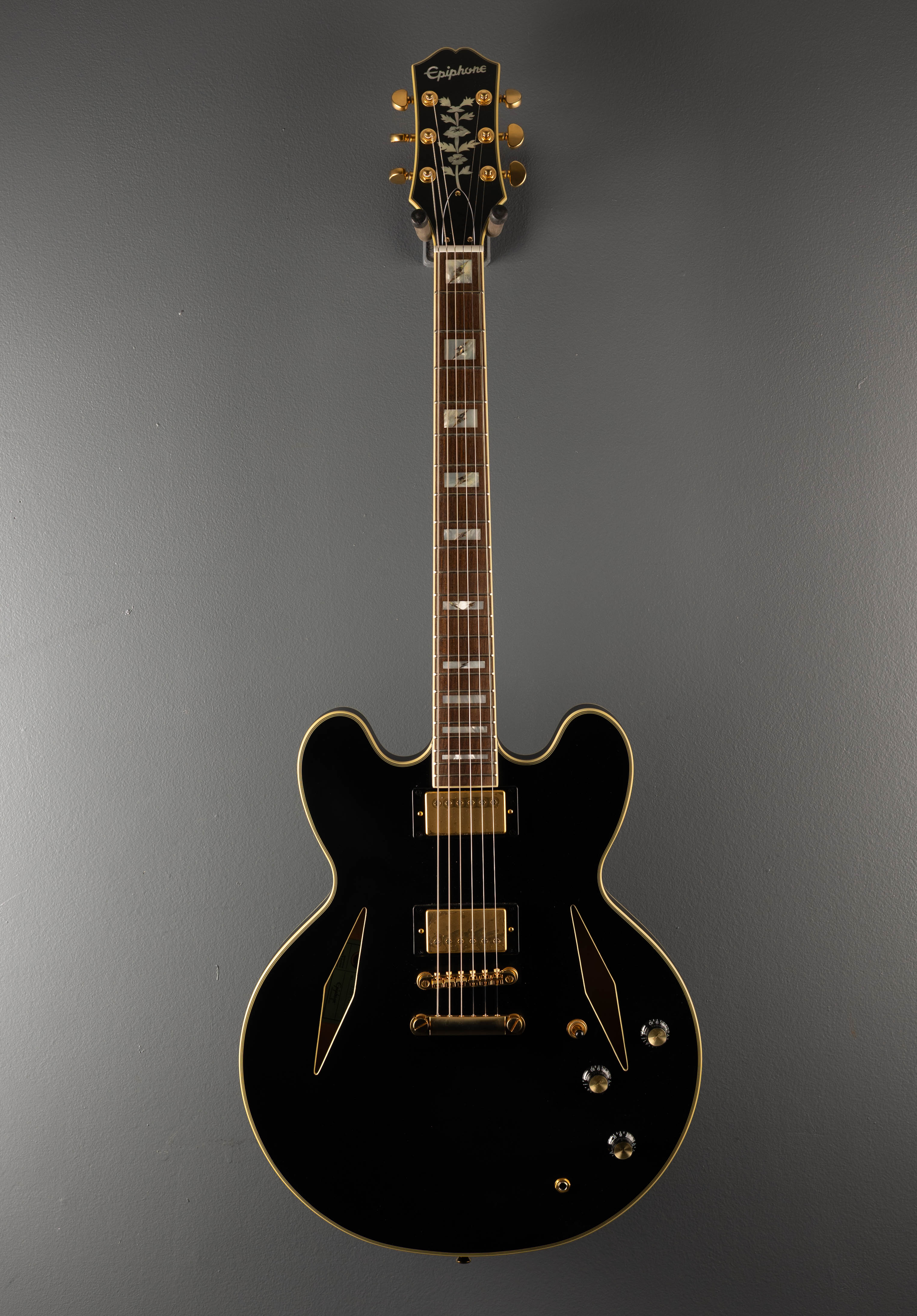 Emily Wolfe Sheraton Stealth - Black Aged Gloss – Dave's Guitar Shop