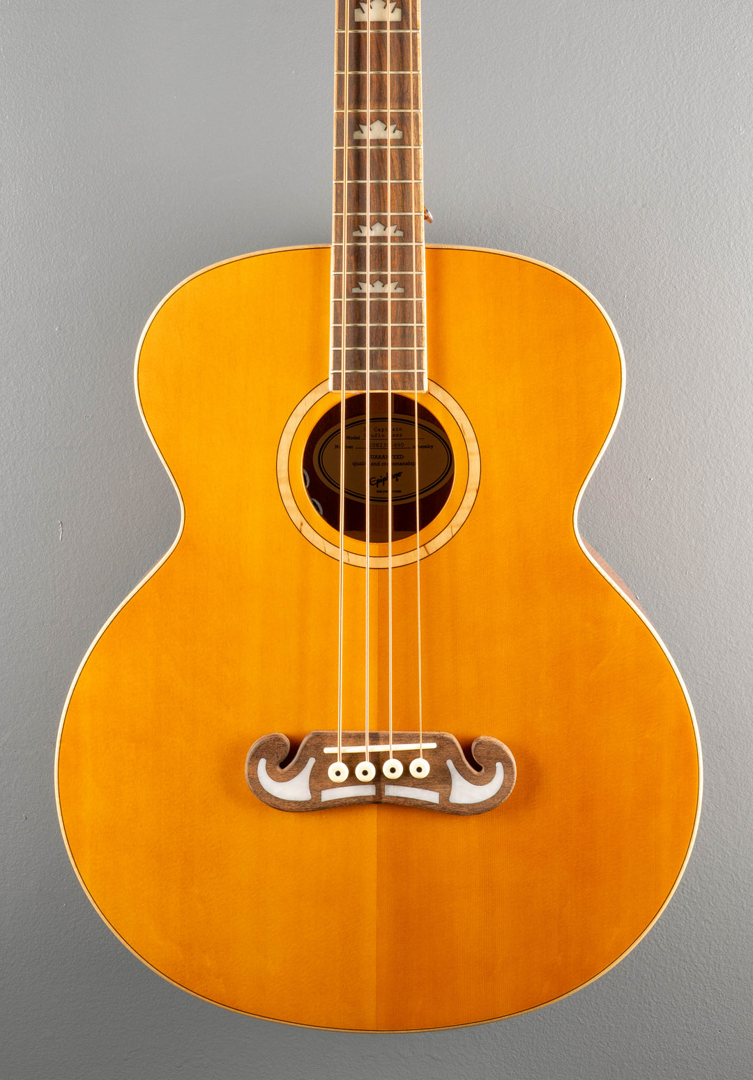 El Capitan J-200 Studio Bass - Aged Vintage Natural