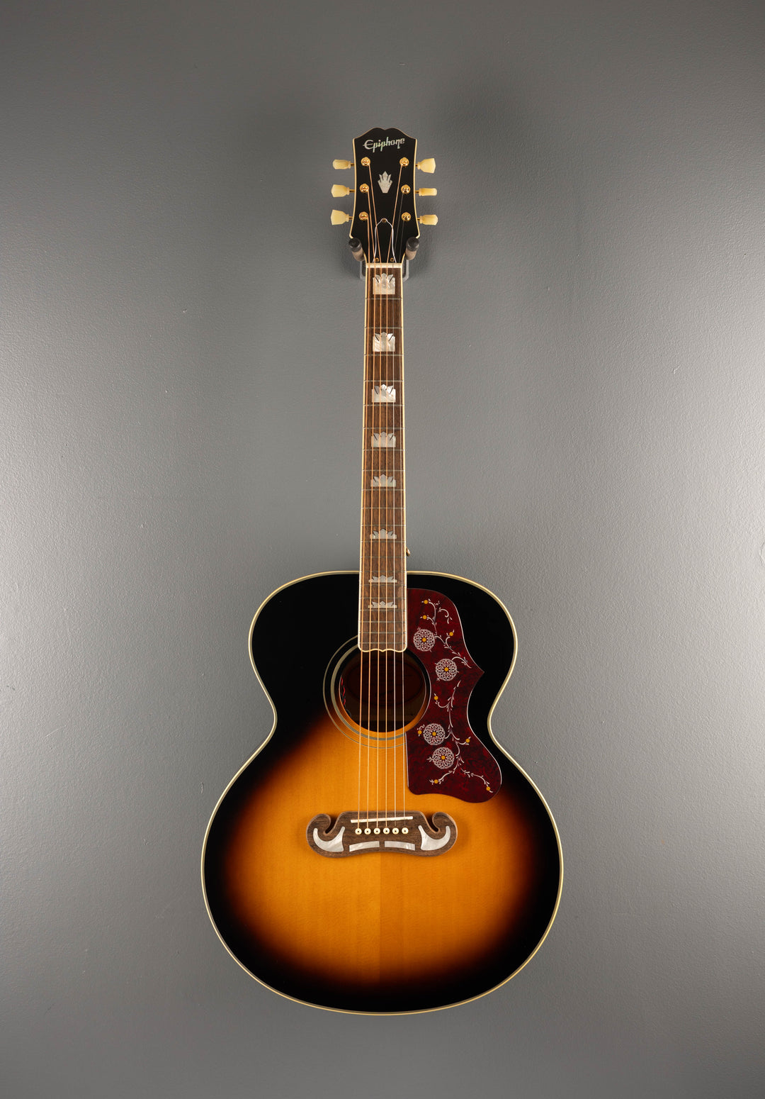 "Inspired by Gibson" J-200 - Aged Vintage Sunburst Gloss