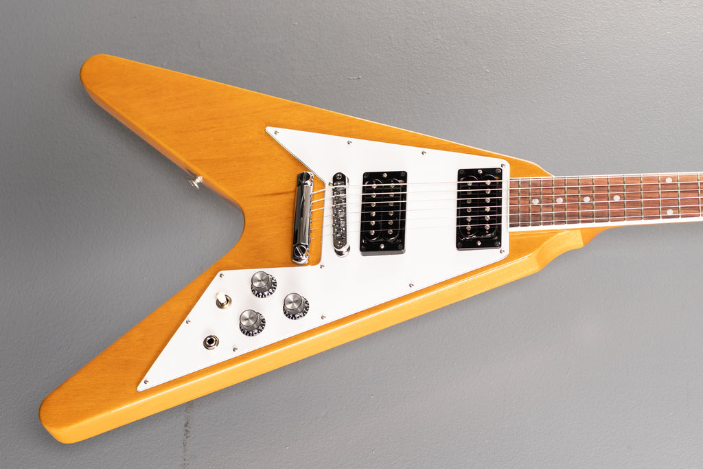 70's Flying V - Antique Natural – Dave's Guitar Shop