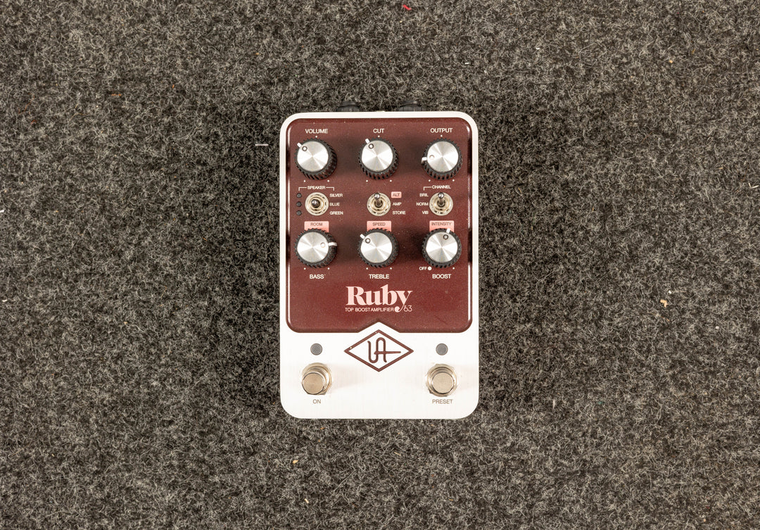 Ruby '63 Top Boost Amplifier, Recent
