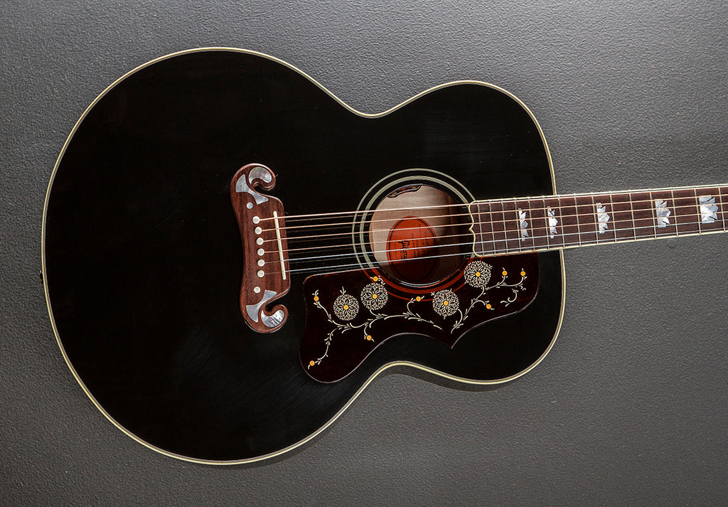Elvis SJ-200 - Ebony – Dave's Guitar Shop
