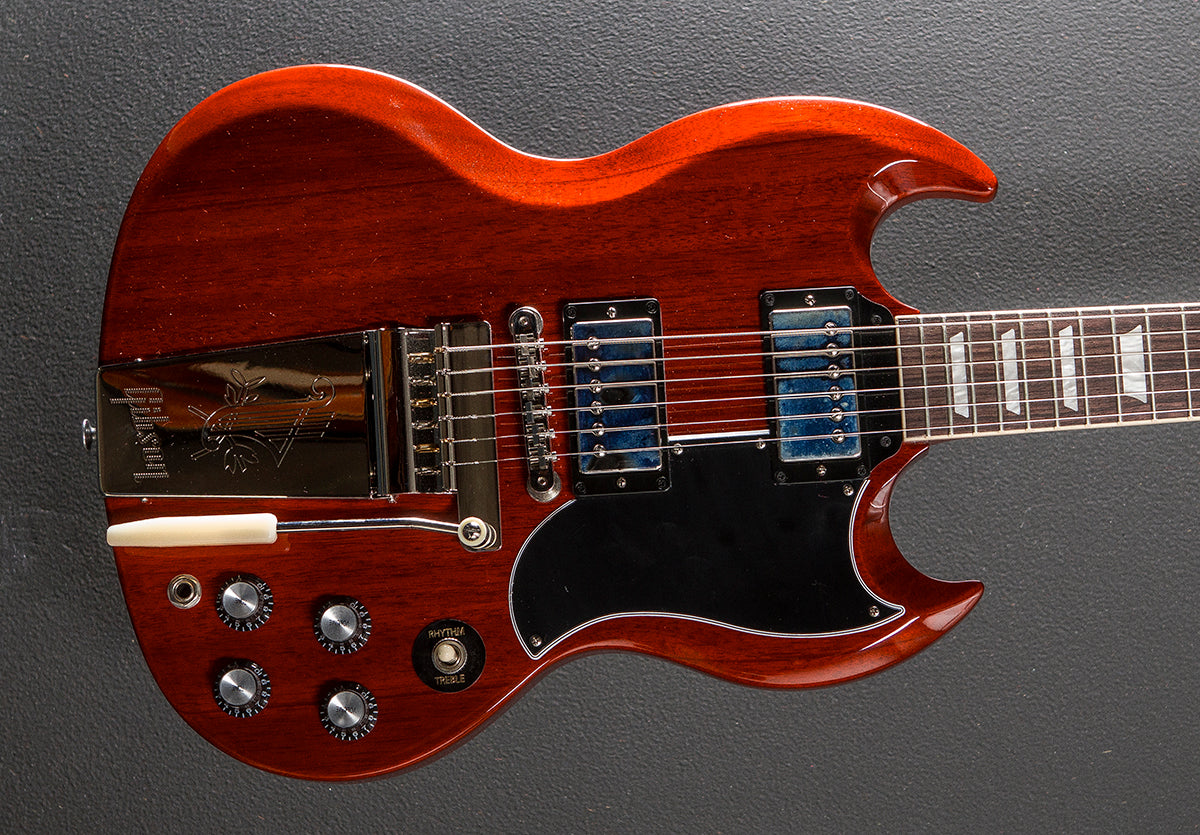 ギター Gibson USA SG Standard 61 MaestroVibrola Gibson SG Standard '61 Faded Maestro Vibrola Electric Guitar