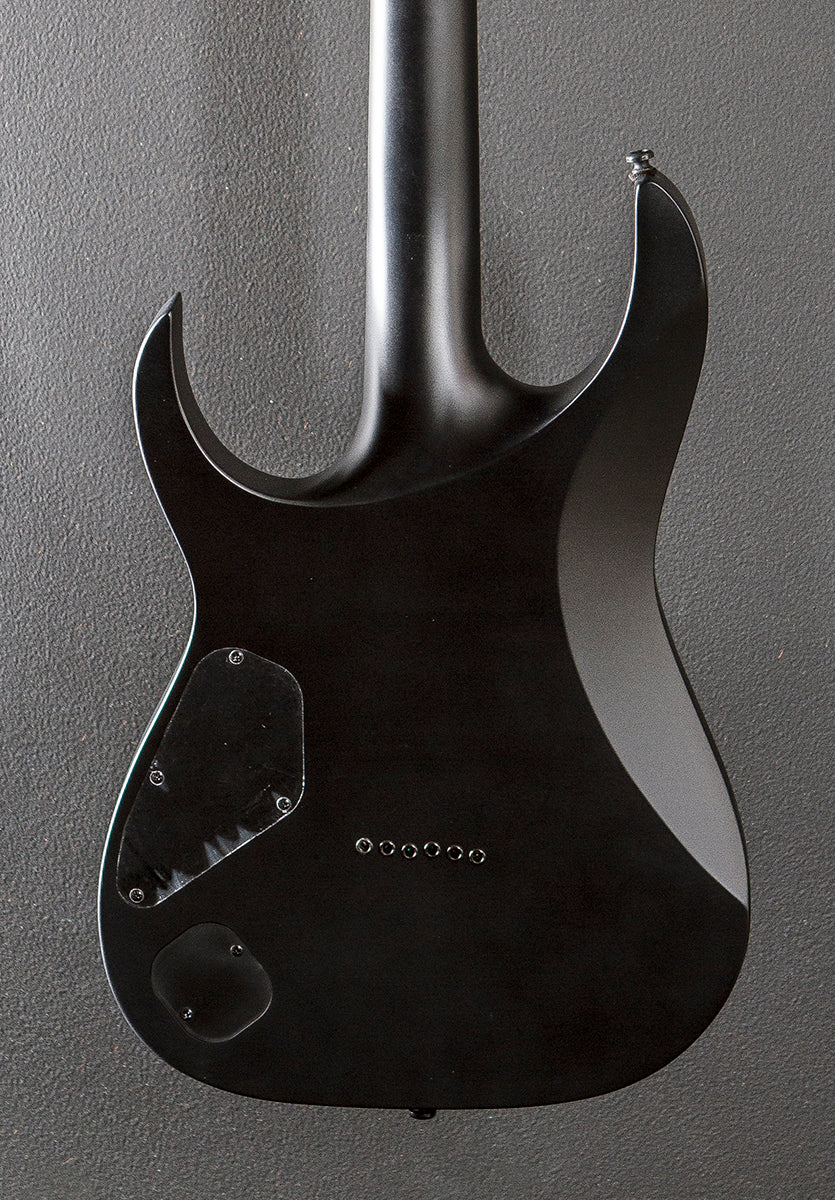 Ibanez Iron Label RGRTB621 Black Flat guitare électrique