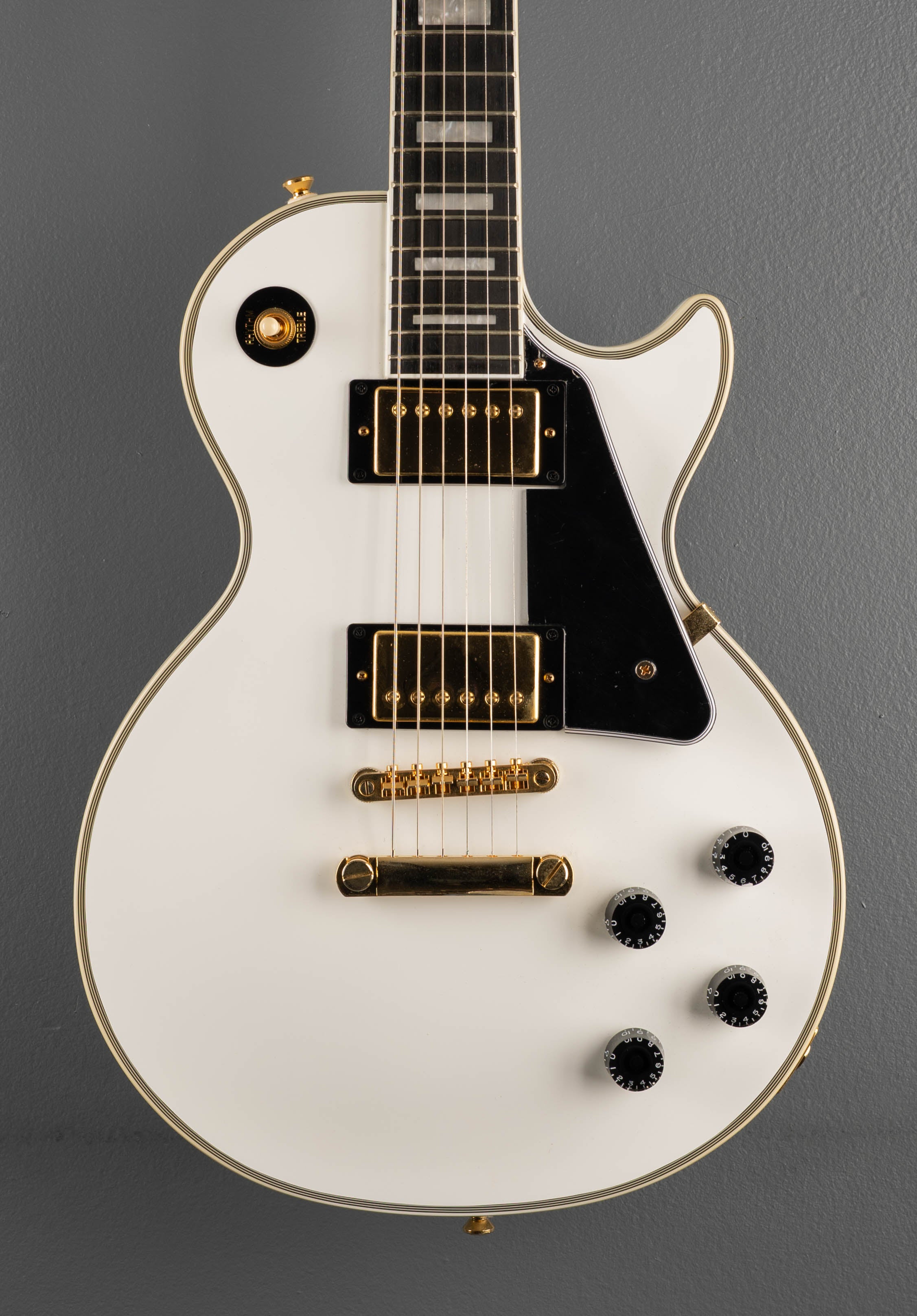 Les Paul Custom - Alpine White – Dave's Guitar Shop