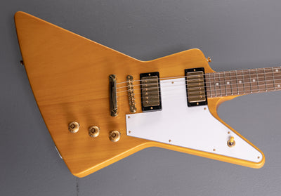 1958 Korina Explorer (White Pickguard) - Aged Natural