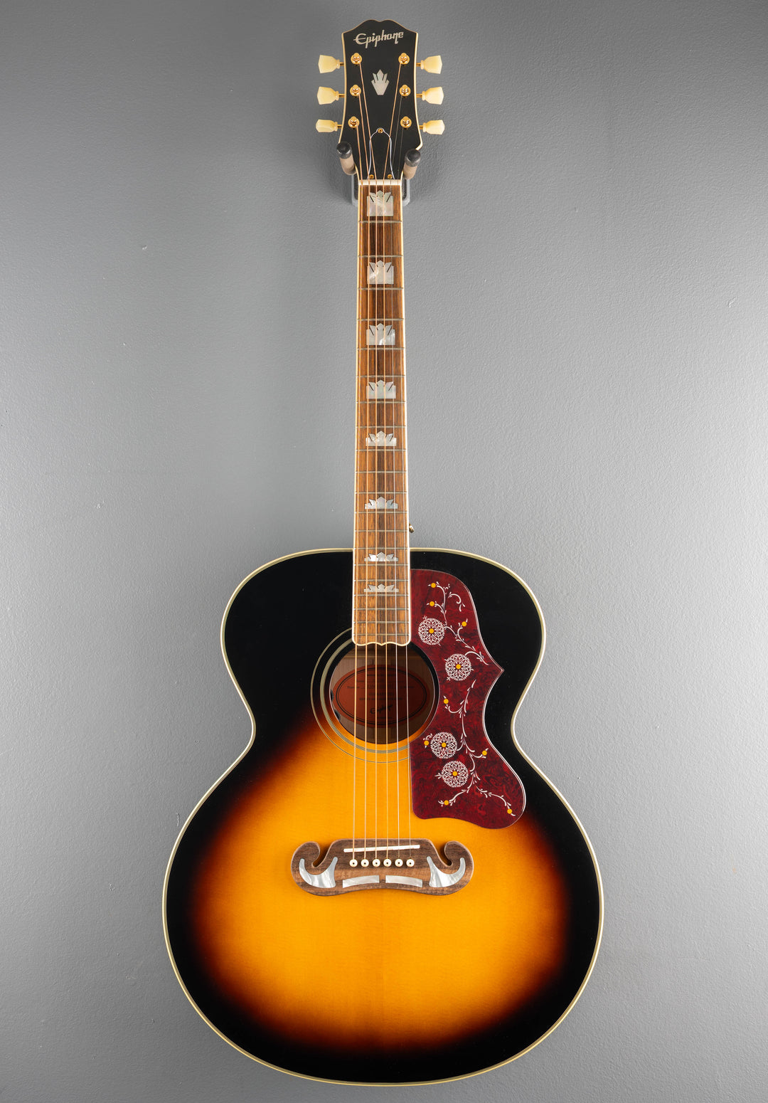 "Inspired by Gibson" J-200 - Aged Gloss Vintage Sunburst