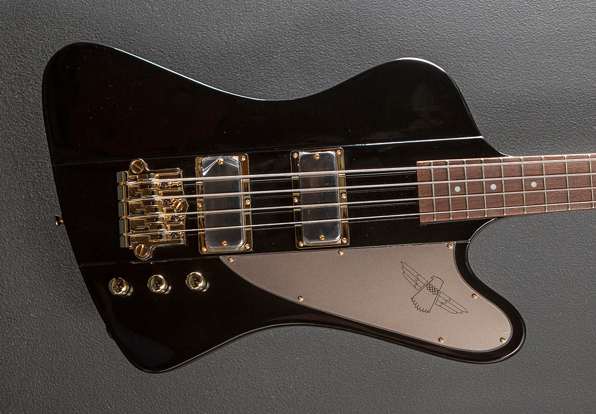 Rex Brown Thunderbird Bass - Ebony – Dave's Guitar Shop