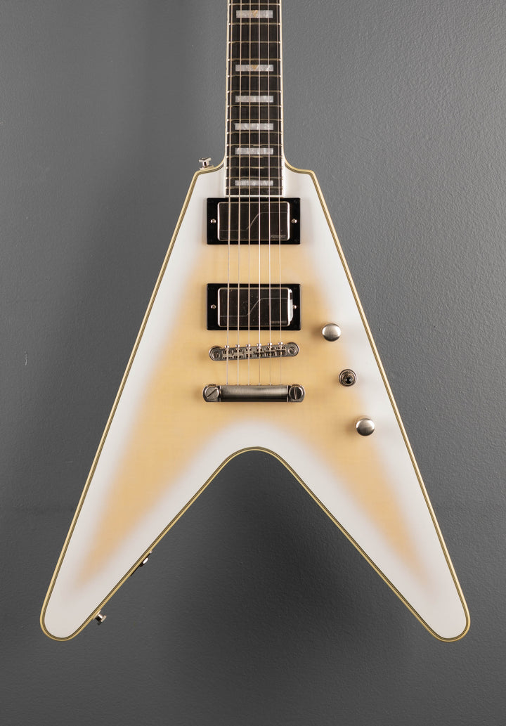 Prophecy Flying V - Aged White Tiger Burst