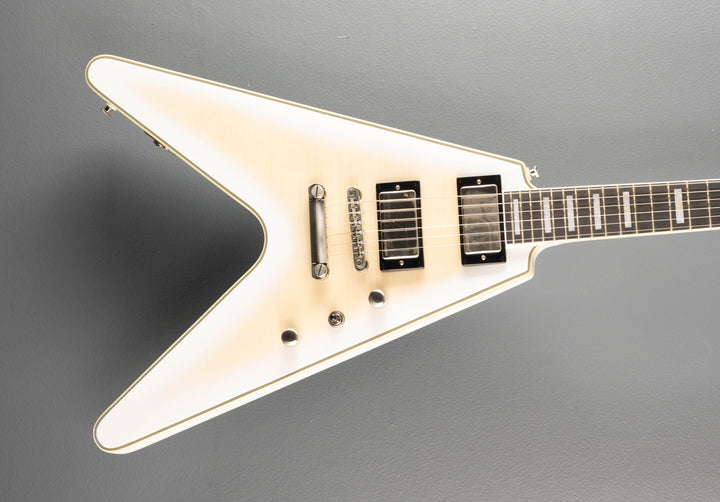 Prophecy Flying V - Aged White Tiger Burst