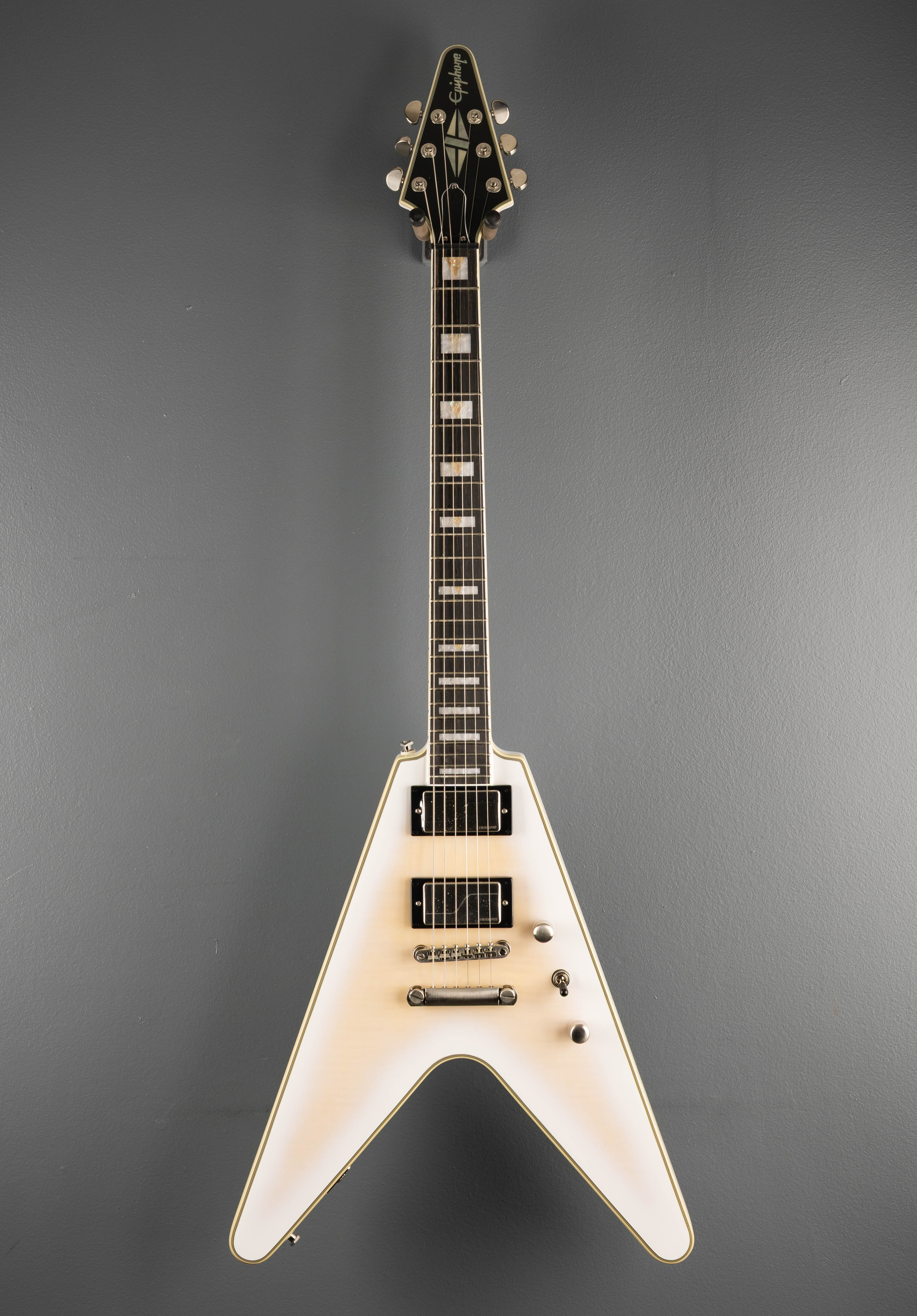 Prophecy Flying V - Aged White Tiger Burst – Dave's Guitar Shop