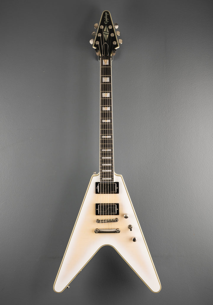 Prophecy Flying V - Aged White Tiger Burst