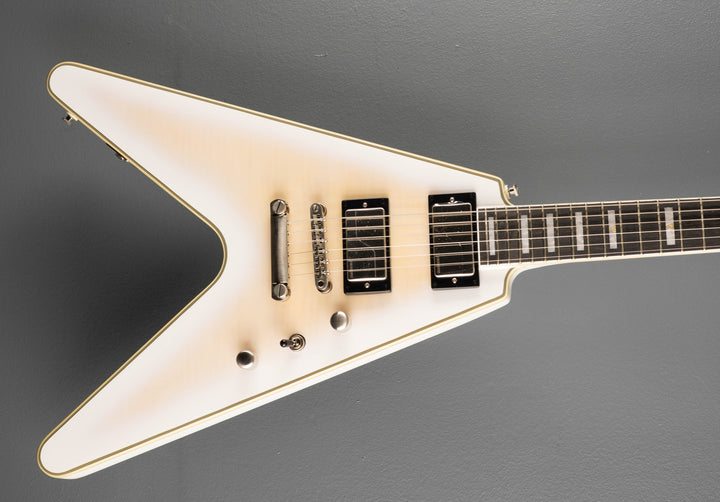 Prophecy Flying V - Aged White Tiger Burst