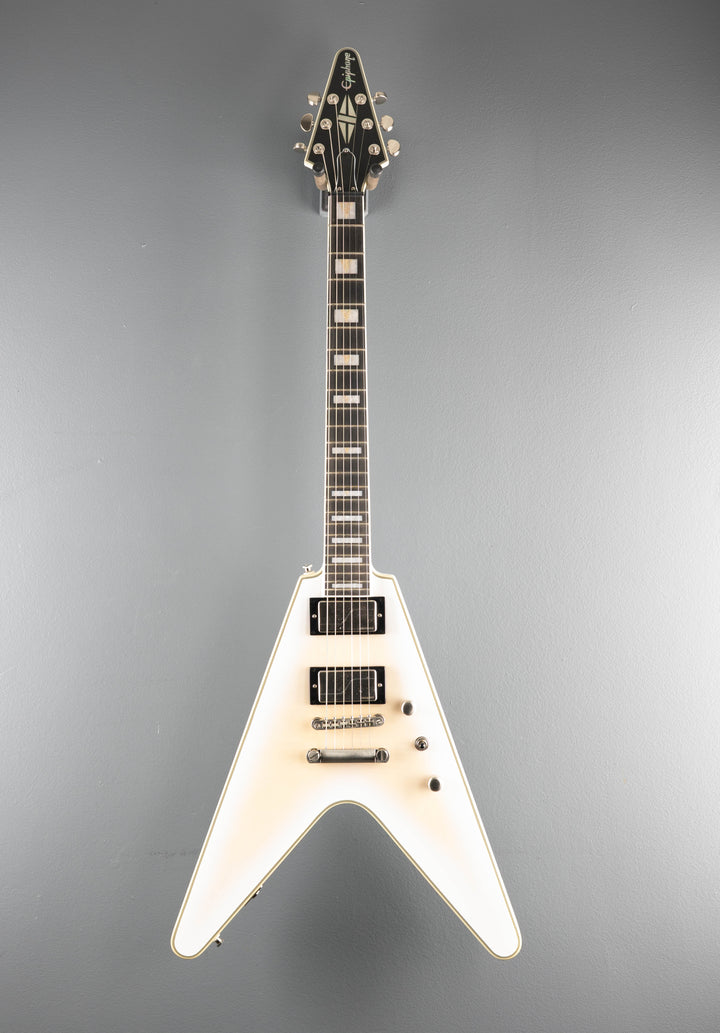 Prophecy Flying V - Aged White Tiger Burst