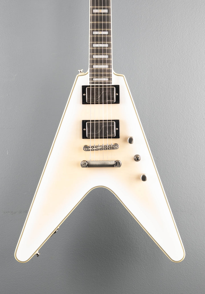Prophecy Flying V - Aged White Tiger Burst