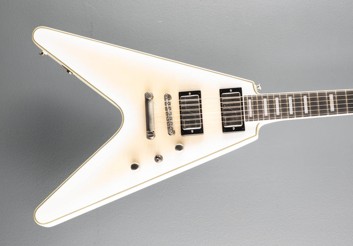 Prophecy Flying V - Aged White Tiger Burst