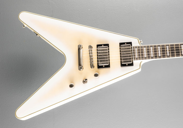Prophecy Flying V - Aged White Tiger Burst