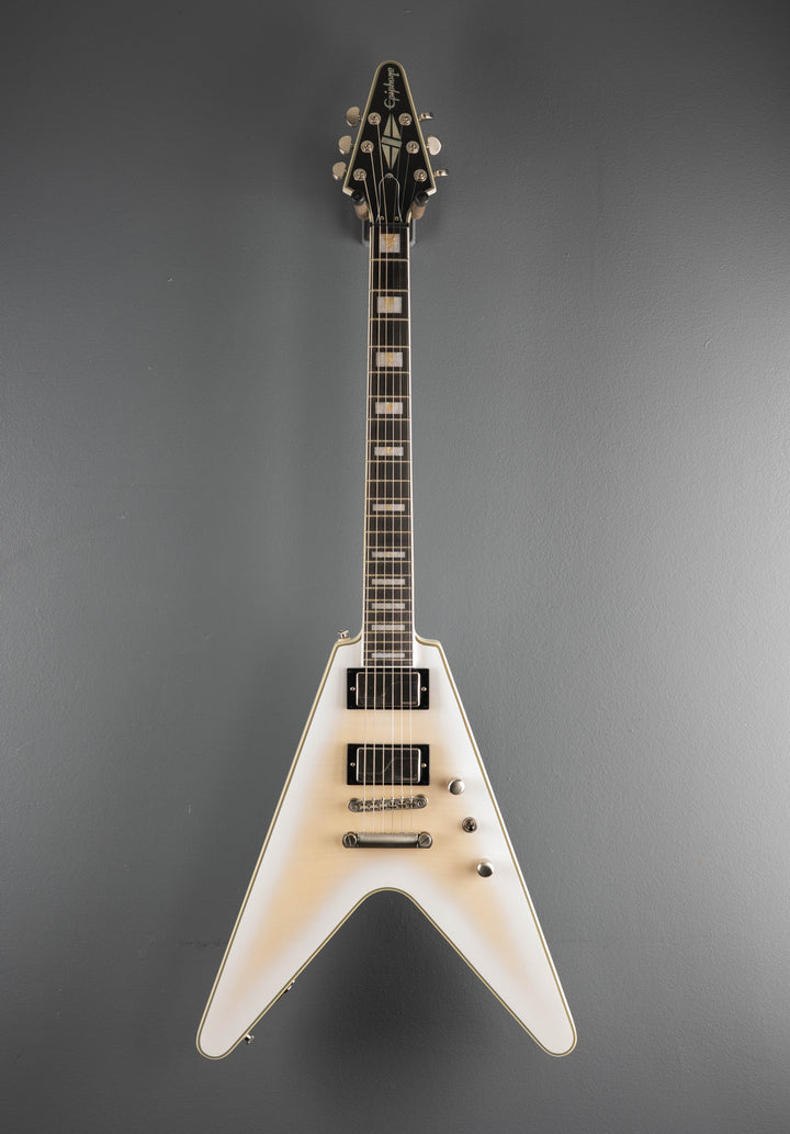 Prophecy Flying V - Aged White Tiger Burst