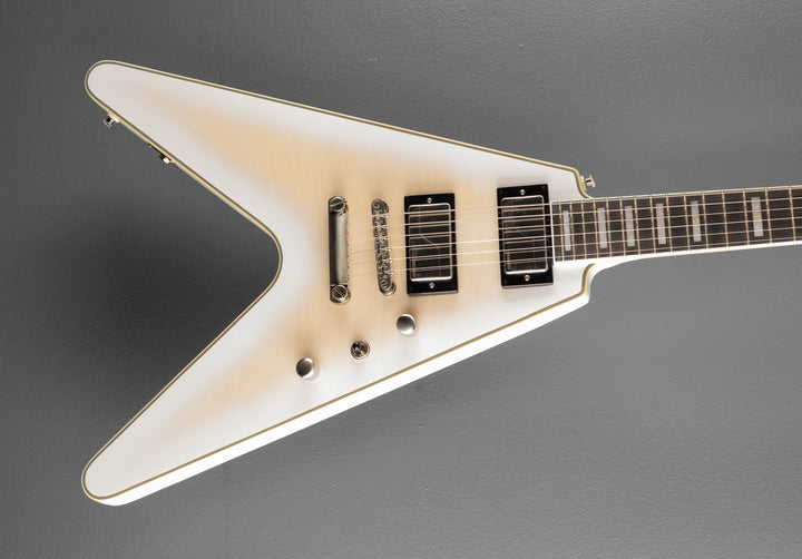 Prophecy Flying V - Aged White Tiger Burst
