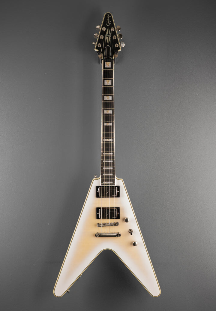 Prophecy Flying V - Aged White Tiger Burst
